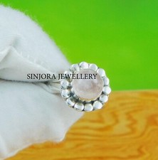 Rose Quartz Gemstone 925 sterling silver handmade Gift Ring US size 5 to 13