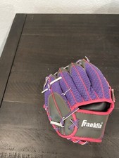Franklin Mesh Tek Baseball Glove Girls RHT Youth Size 9 1/2" 22867 Pink Purple