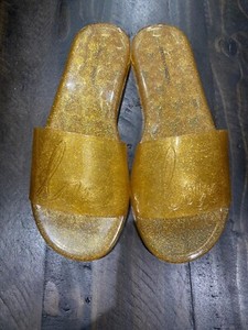 sparkly jelly slides