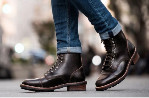 Botas Thursday Logger en Cacao Hechas en EE. UU. Para hombres Talla 11 D Suela Vibram - Imagen 17 de 20