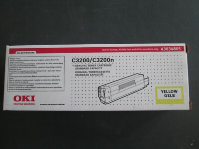 OKI 43034805 Toner yellow für C 3200 / 3200n 