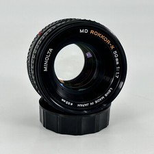 Minolta MD Rokkor-X 50mm Lens F1.7 with Minolta MD Mount
