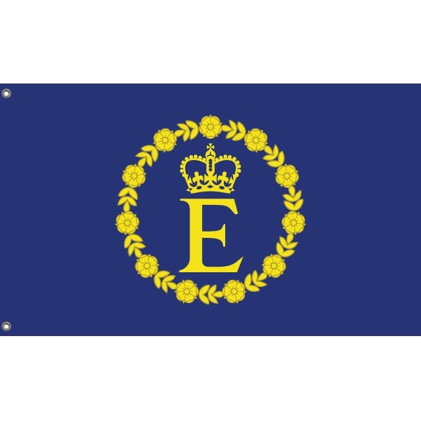 MOFAN Gedenkflagge Queen Elizabeth II – 90x150 Cm, Union Jack, Polyester