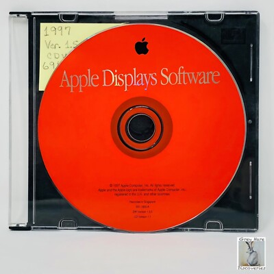 1997 Apple Displays Software CD *Version 1.5.1 *CD Version1.1 *#691-1805-A
