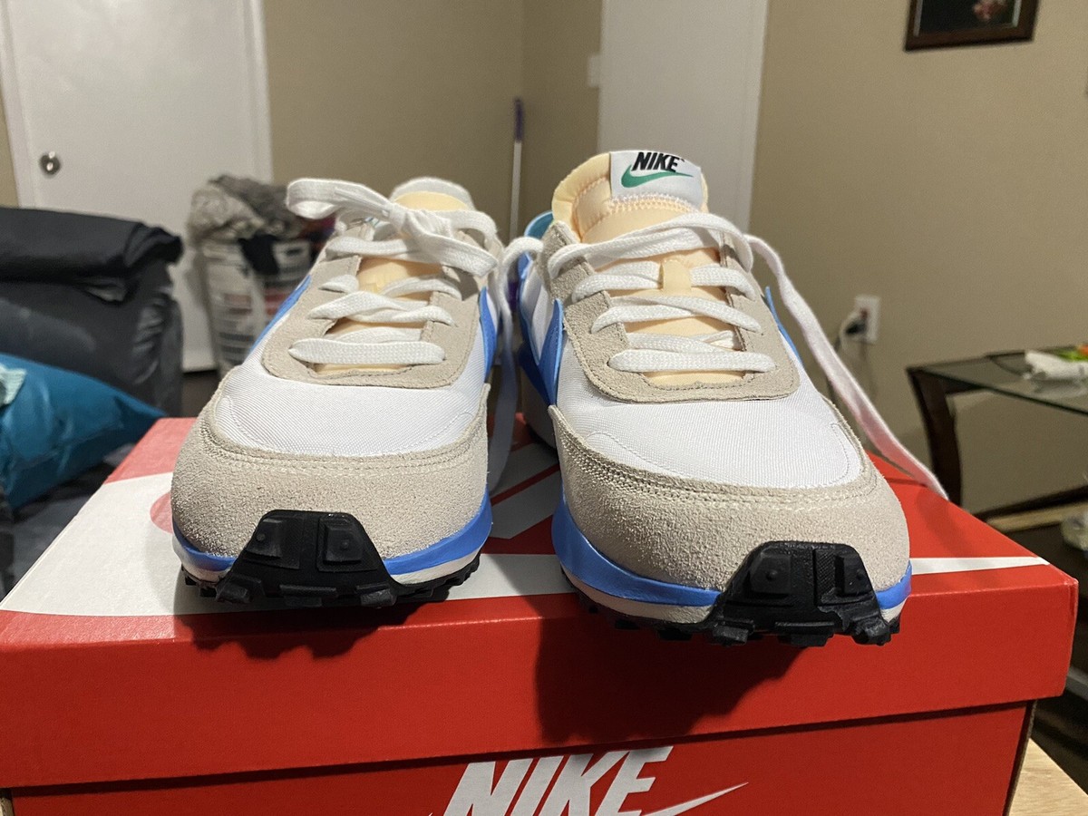 2022 Nike Waffle Debut White University Blue Retro Shoes - Mens Size 12 USED Size 10 - Nike Waffle Debut University Blue for sale online  main image 2
