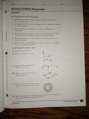 Test-Taking Strategies with Transparencies for Algebra 1, 2 & Geometry - Imagen 8 de 12
