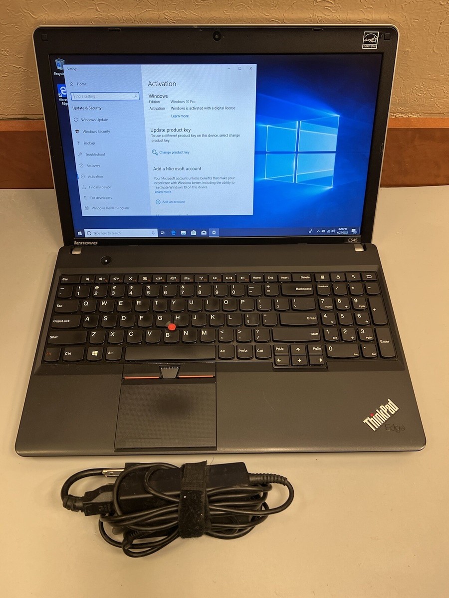 Lenovo thinkpad E545 AMD A6-5350M Radeon HD 2.90GHz 4GB RAM 320GB