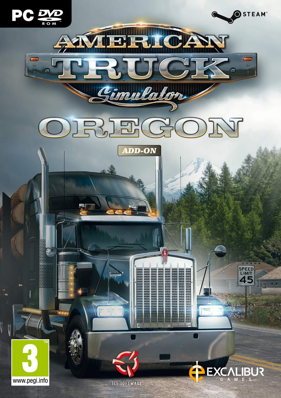 American Truck Simulator: Oregon Add-On (PC) (PC)