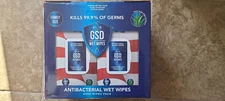 GSD Antibacterial Wet Wipes 80ct Pocket Pack, 320 Wipes Total - Family Size