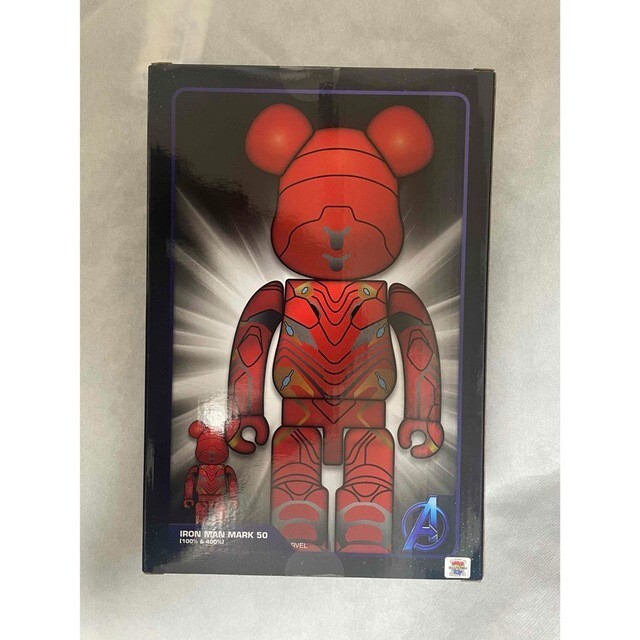Medicom Toy BE@RBRICK IRON MAN MARK 50 100% 400% BEARBRICK Medicom Toy BE@RBRICK IRON MAN MARK 50 100% 400% BEARBRICK