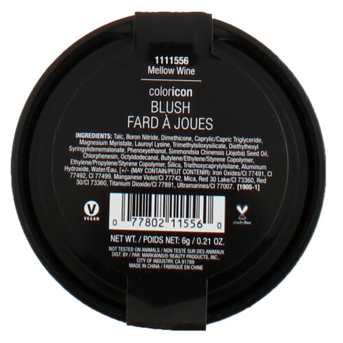 3 Pack Wet n Wild Color Icon Face Blush, Mellow Wine, 0.21 oz - Picture 2 of 2