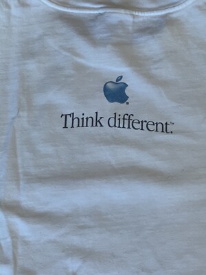 Vintage 90's iMac t shirt Think Different XL computer 100