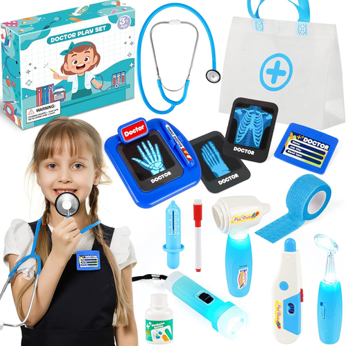 Doctor Kit for Kids,15 Pcs Kids Doctor Kit for Toddlers 3-5, Kids Doctors Play S - 第 10/12 張圖片