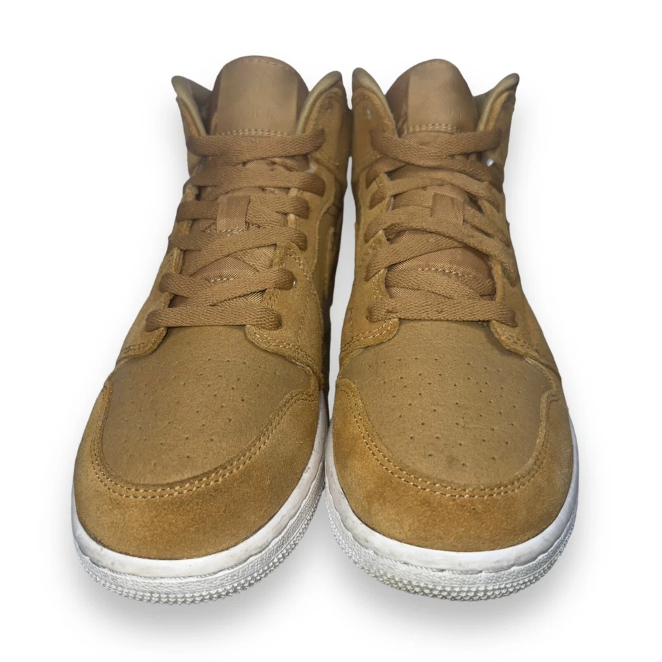Air Jordan 1 Retro Mid GS 'Golden Harvest' 554725-725 Youth 6 Women's 7.5 - Image 3 of 4