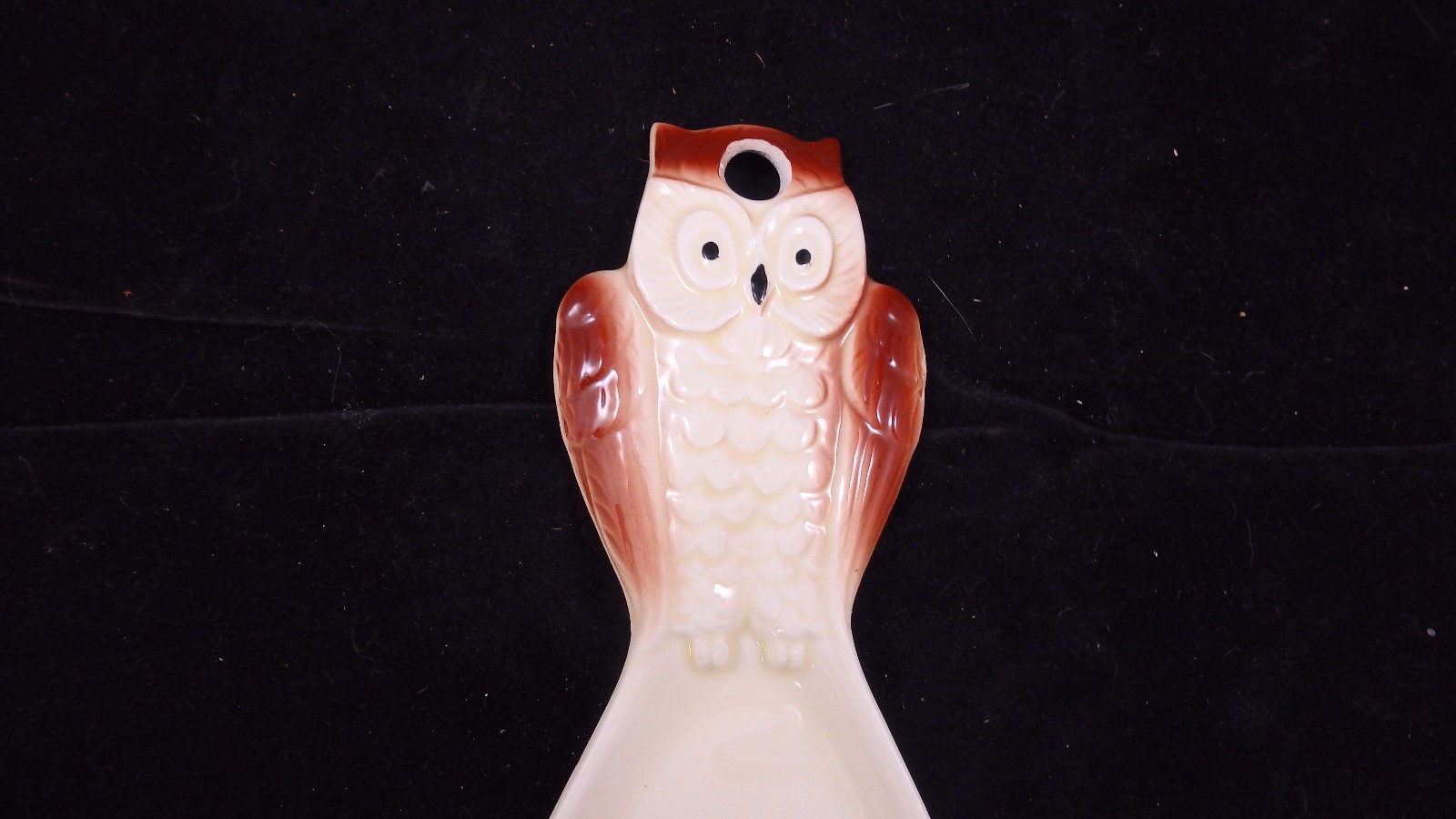 Vintage Owl Spoon Rest Kitchen Decor Souvenir eBay