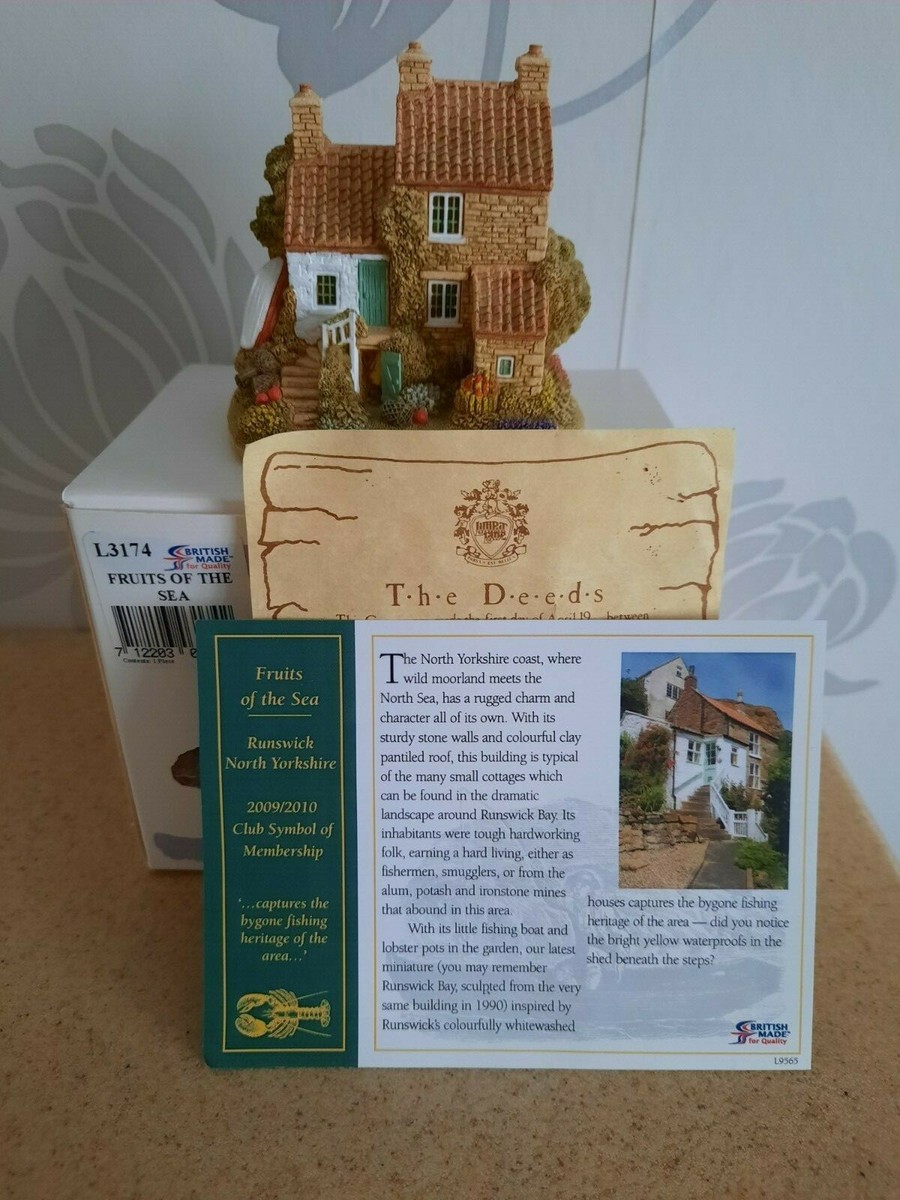 リリパットレーン　FRUITS OF THE SEA Lilliput Lane 'Fruits of the Sea' L3174 with Box and Deeds | eBay