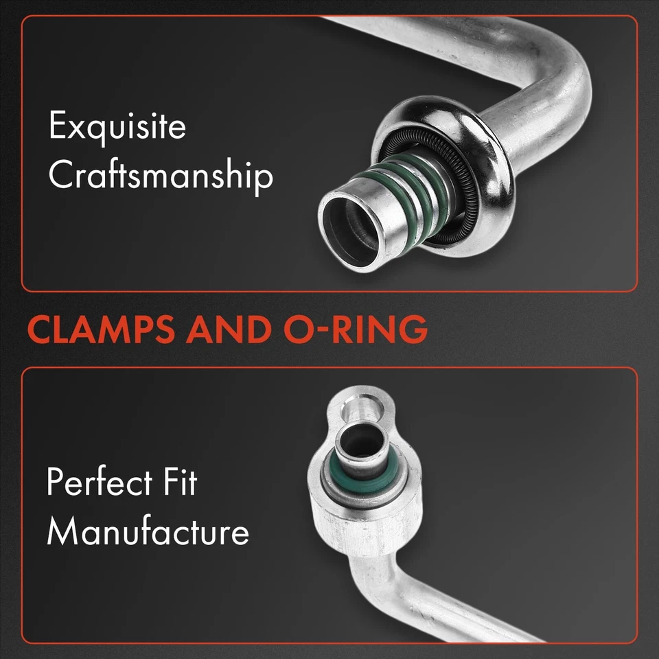 2x Línea de succión y descarga y líquido para Ford Excursion F-250 Super Duty 03-05 Foto 3 de 4