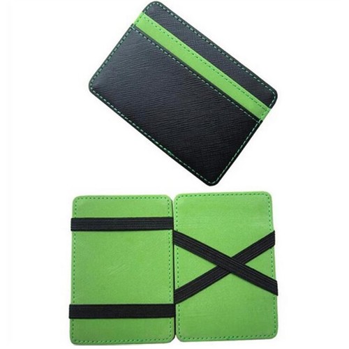 PORTAFOGLIO PORTAMONETE MAGIC WALLET PORTA CARTE DI CREDITO RACC.IN CUOIO - Foto 5 di 10