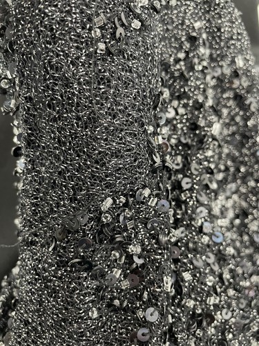 Parker Perth Black Beaded Sequin Holiday Jumpsuit Sleeveless Cowl Neck Size 4 - Picture 17 of 19