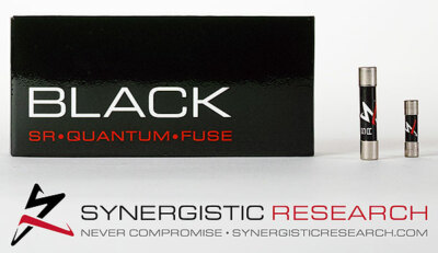 Synergistic Research Black SR Quantum Referenzsicherung 32 x 6,3 mm T2,0 A