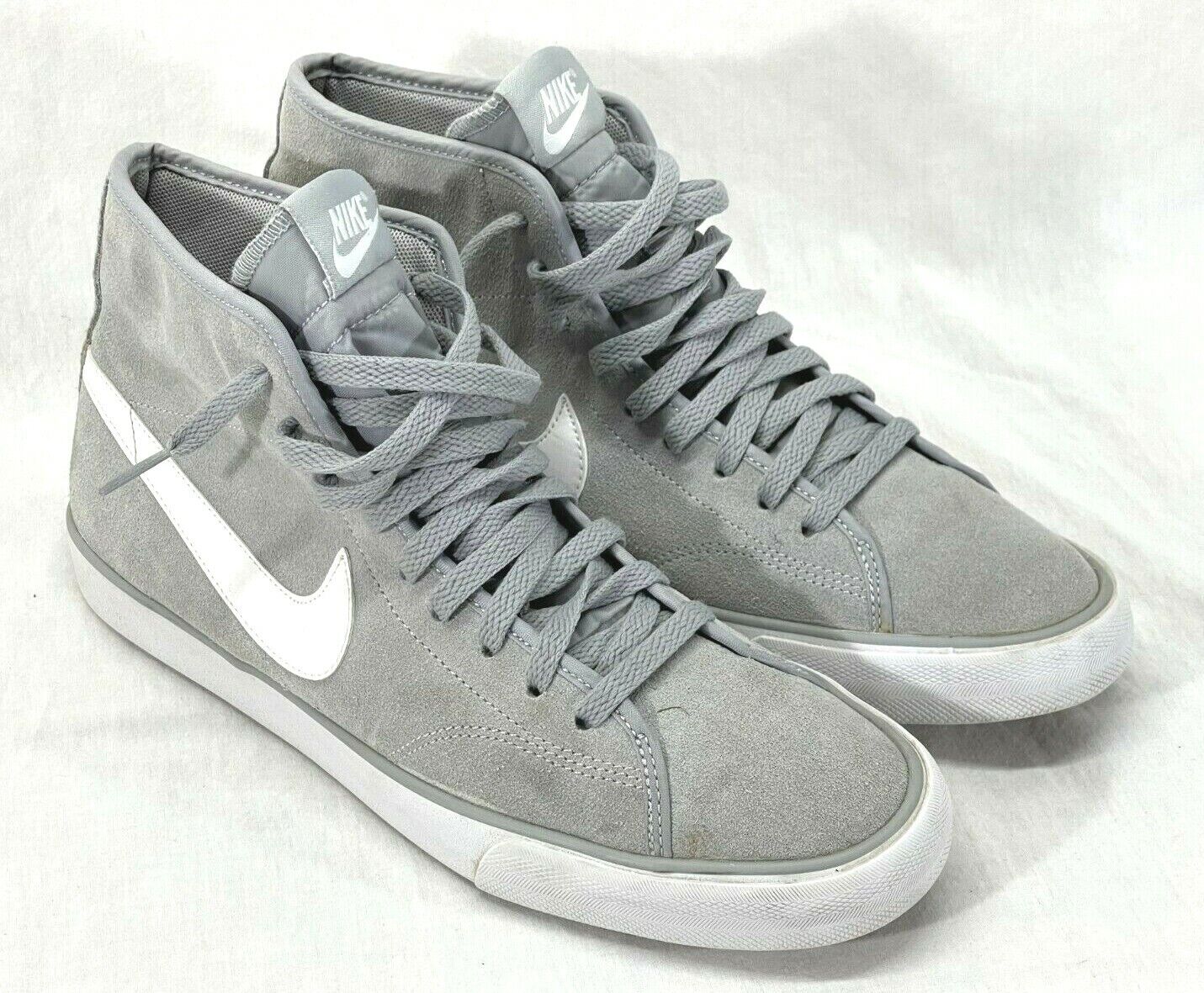 En realidad Desempacando No es suficiente Nike Primo Court Women's Sz 10 Grey Suede Athletic Fashion Sneakers  630656-010 | eBay