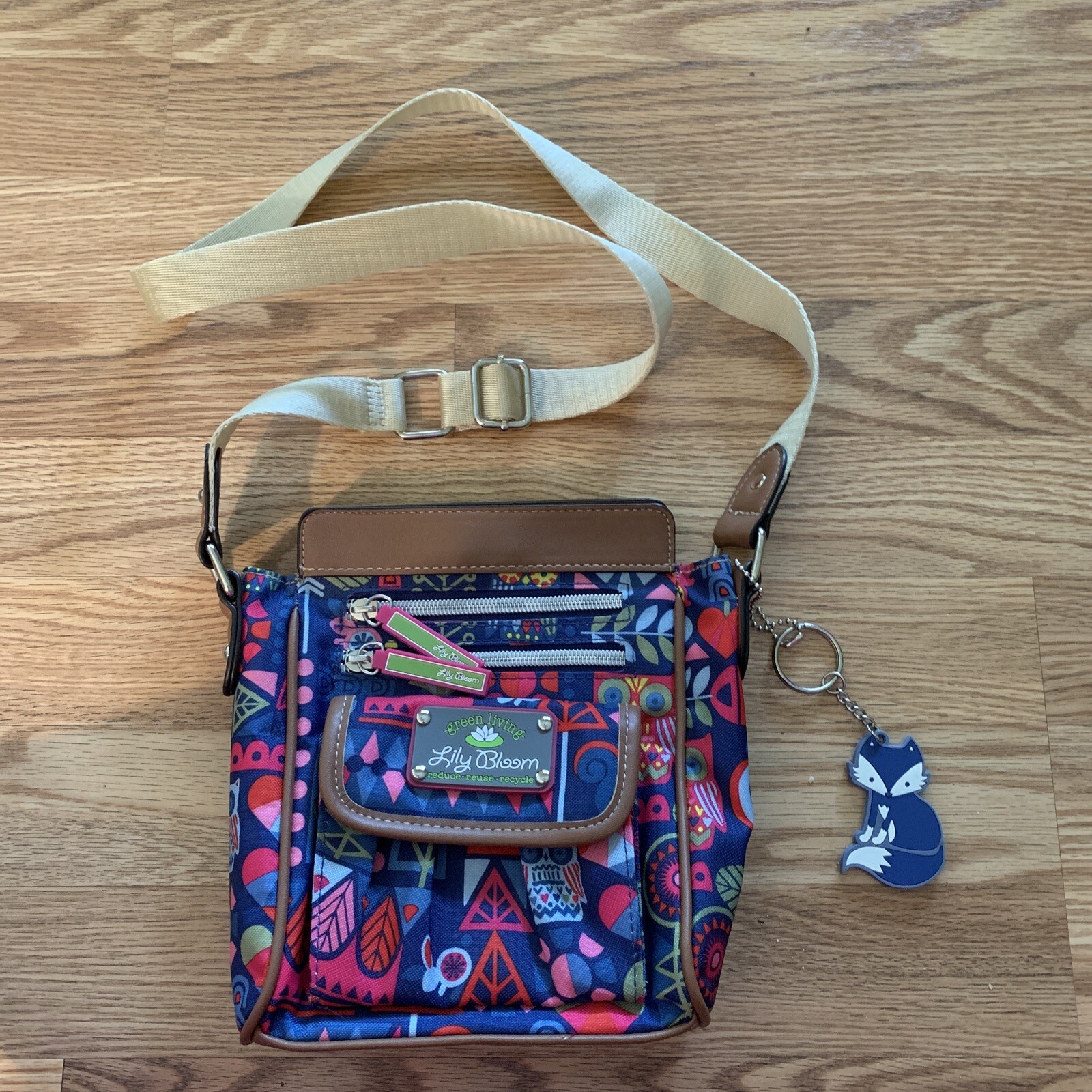 Lily Bloom Green Living Crossbody Gem