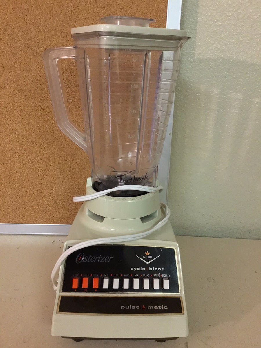 Vintage Osterizer Cycle Blend Pulse-Matic 10 SPEED Blender 890-16
