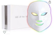 Colorful LED Beauty Face Mask Therapy Skin Care 7 colors facial photon acne, NEW