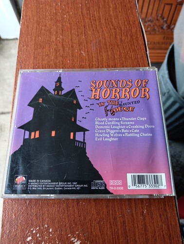 Sounds of Horror In The Haunted House Scary Sounds CD Halloween - Picture 5 of 5