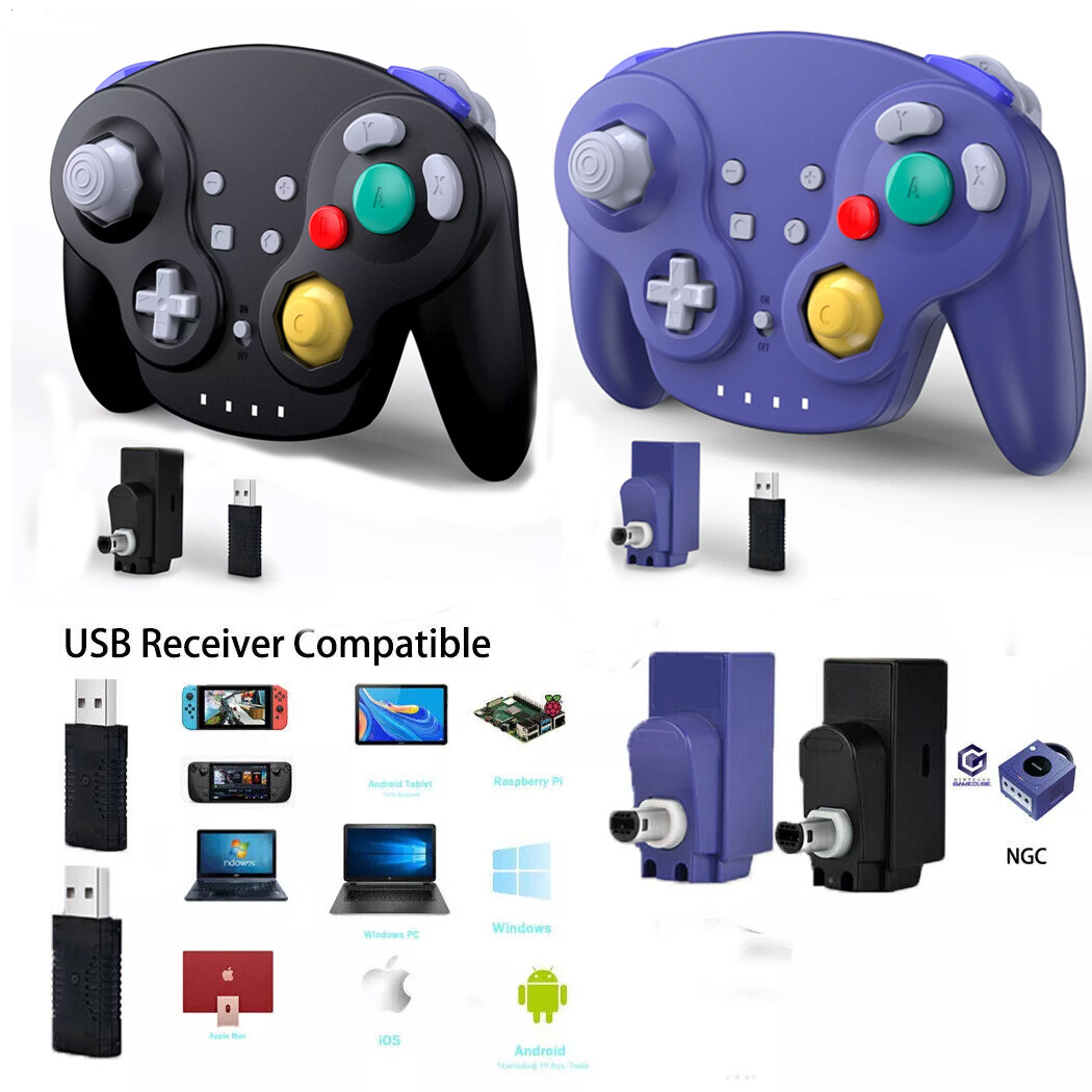G Wireless GameCube Controller For NGC Console Switch Raspberry Pi PC  Window