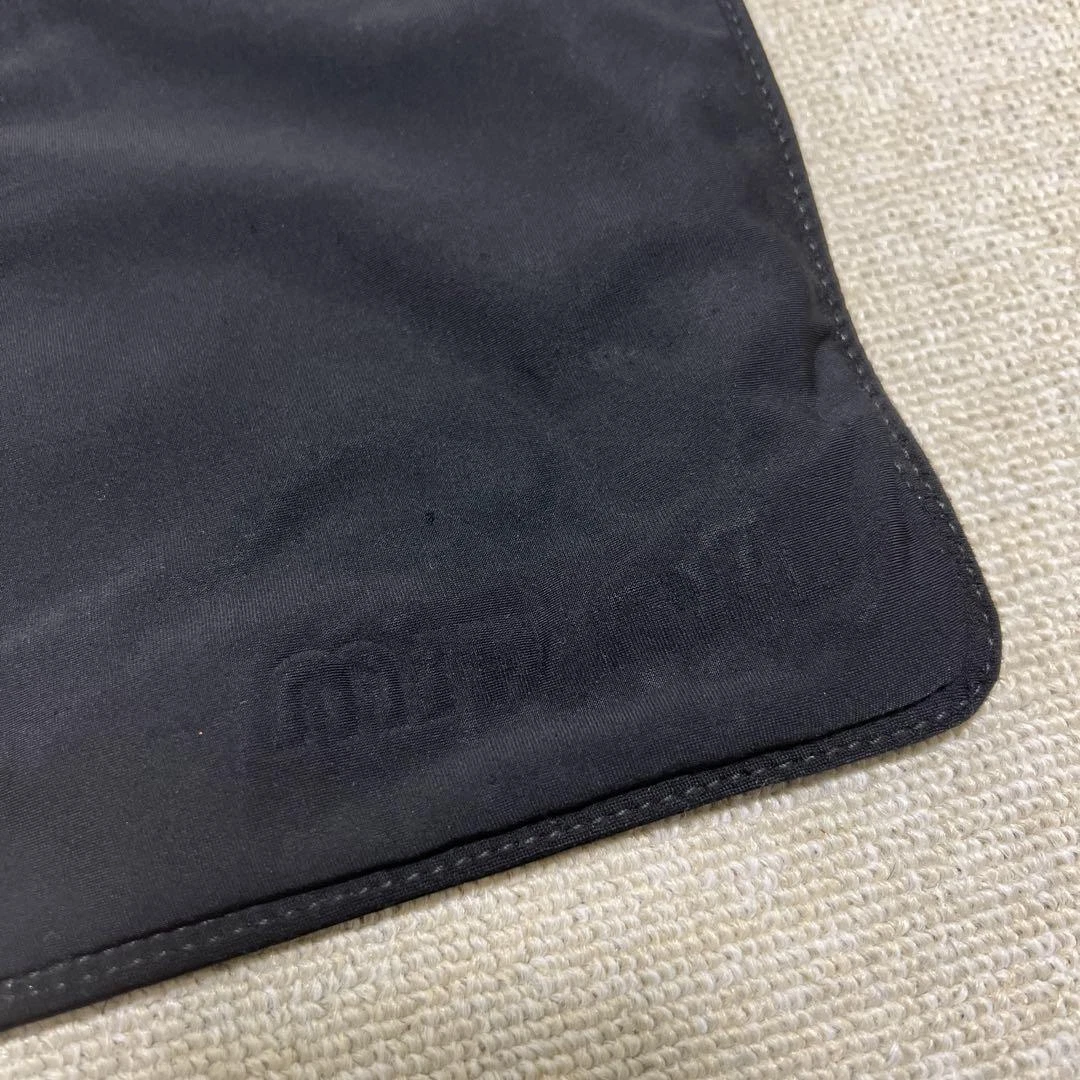 Miu Miu Shoulder Bag Body Bag Archive Black Nylon 90S Vintage Rare Ladies