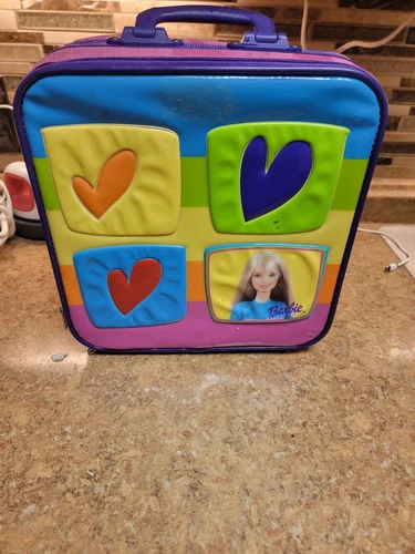 Vintage 2000  Pyramid Barbie SuitCase overnight bag or carrying case