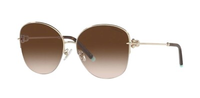 Tiffany TF 3082 Pale Gold/Brown Shaded (6021/3B) Sunglasses