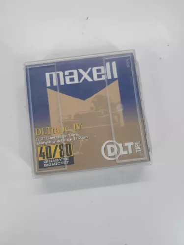 Maxell DLTTAPE IV 1/2" Cartridge Tape 40/80GB Lot of 2