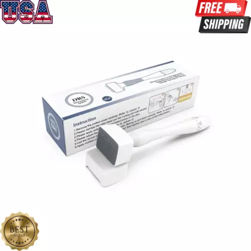140A Derma Stamp Microneedling Roller | Adjustable Titanium Needles for Face & H