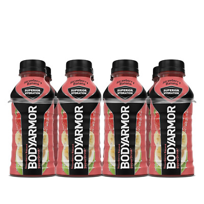 BODYARMOR Sports Drink Sports Beverage, Strawberry Banana, Coconut Water Hydrati