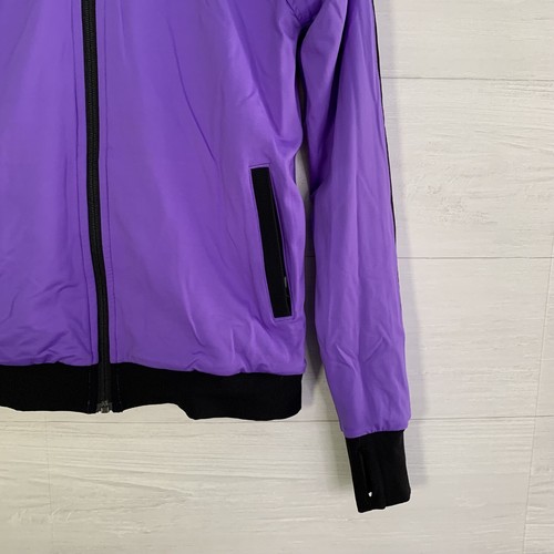 ivivva - Purple & black mesh reversible full zip hooded jacket, 14 - Picture 2 of 11