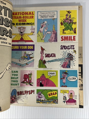 MAD Special Number Ten 10 Don Martin Aufkleber Vintage EC 1973 Black & White - Bild 7 von 8