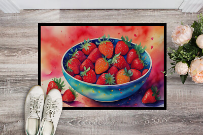 Colorful Strawberries Indoor or Outdoor Mat 18x27 DAC1864MAT | eBay