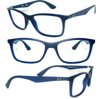 RAY BAN BRILLE BLAU MATT RB 7047 5450 54 LIGHTRAY HERREN 7066 memo FASSUNG ETUI
