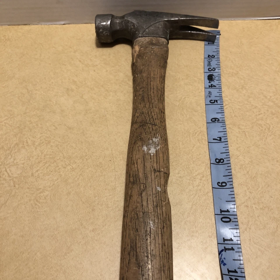 复古 Husky 14 英寸锤子雕刻手柄山核桃手柄 — 第 4/4 张图片