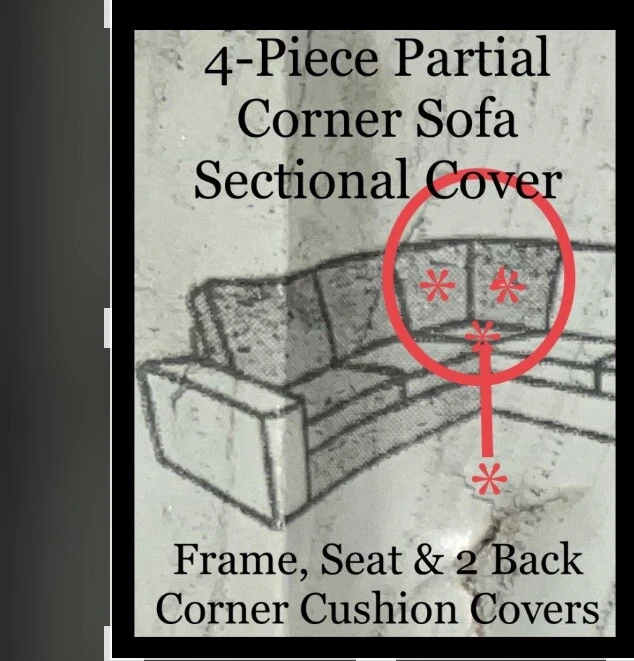 Sección de sofá esquinero blanco IKEA Kivik Dansbo, 4 fundas: marco, asiento, 2 cojines traseros Foto 3 de 4