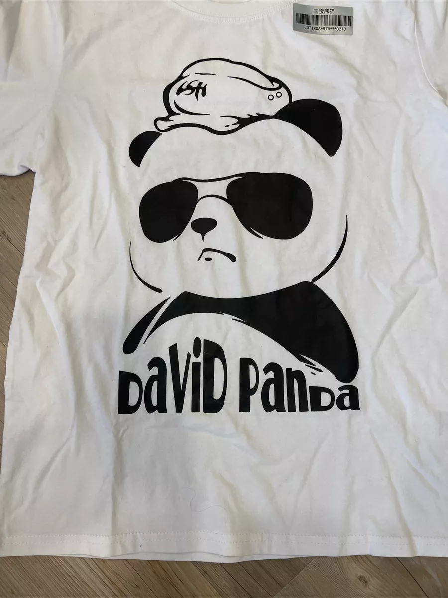 David Panda t shirt from LuShanghai White Black Size Small