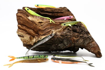 Spro Iris V-Power 130 13cm UV Shad Perch Mojito Goby Olive Baitfish Lemon Lime