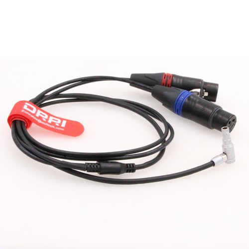 Cable de entrada de audio Nuetrik doble XLR 3 pines a 5 pines para Arri Alexa Mini, cámara Z E2 - Imagen 4 de 6
