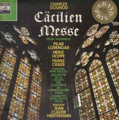 Charles Gounod Cäcilien Messe (Messe Solennelle) NEAR MINT EMI Vinyl LP