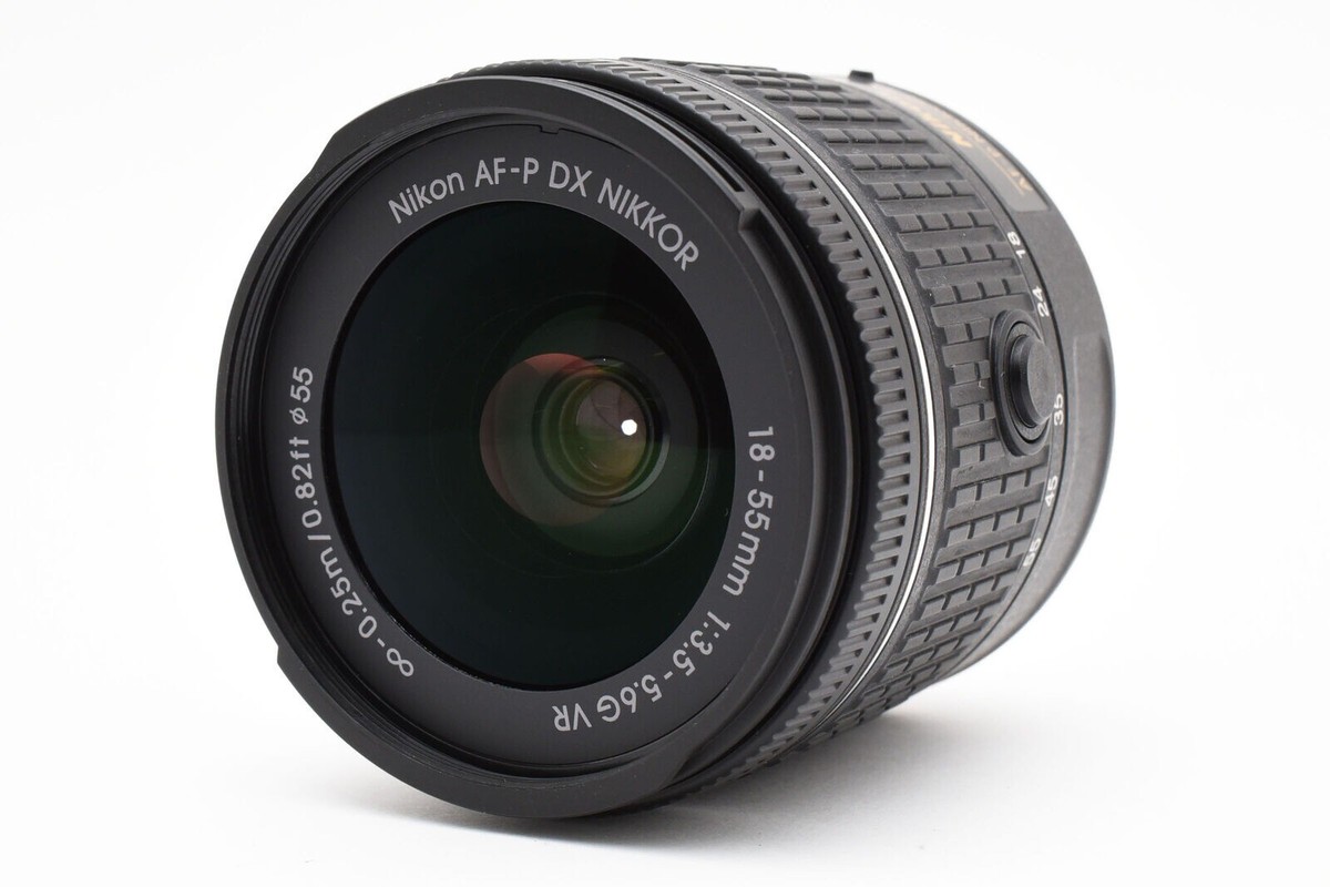 Near MINT】 Nikon AF-P DX Nikkor 18-55mm f/3.5-5.6G VR Lens From