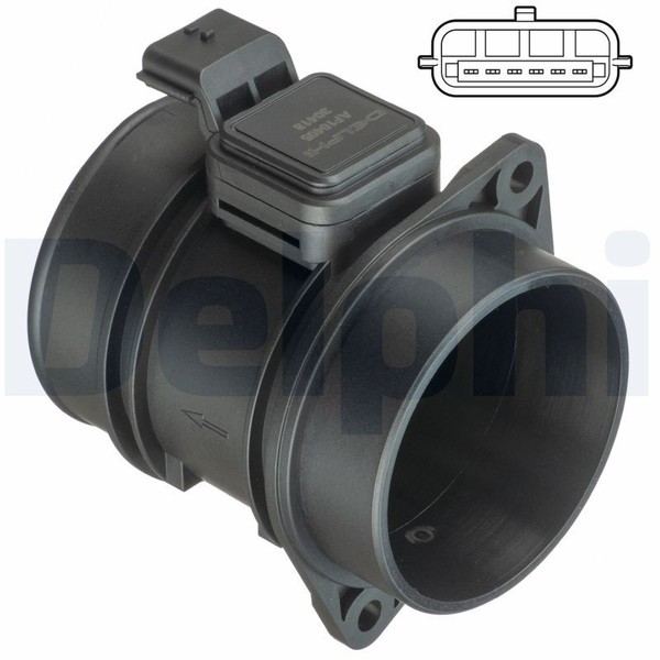 Delphi AF10405-12B1 Luftmassenmesser FüR Renault, Suzuki-image