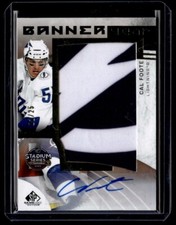 2022-23 SP Game Used 2022 NHL Stadium Series Banner Year Relics Auto Cal Foote