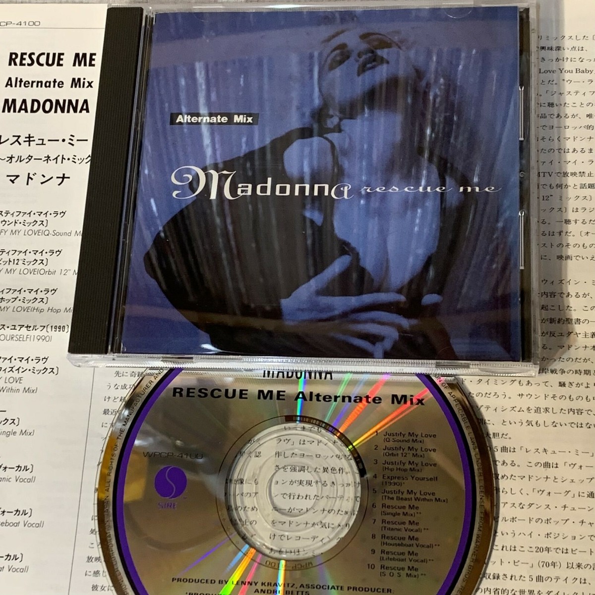 MADONNA Rescue Me Alternate Mix JAPAN 10-track 5